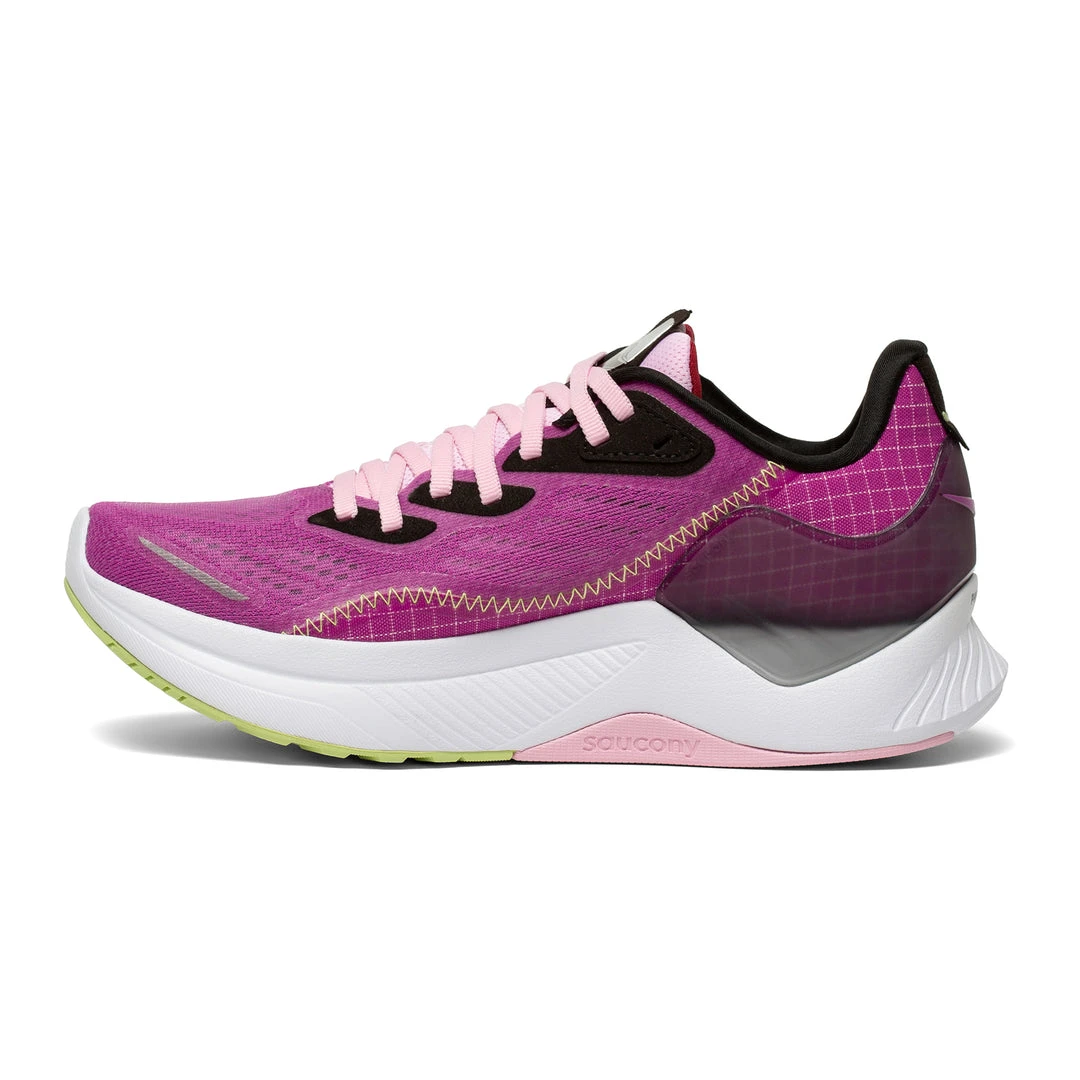 Saucony Women's Endorphin Shift 2 Running Shoe - Razzle/Lime - Regular (B) 2 Saucony Women's Endorphin Shift 2 Running Shoe - Razzle/Lime - Regular (B)