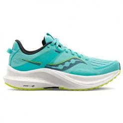 Saucony Women's Tempus Running Shoe - Cool Mint/Acid - Regular (B) Shoes