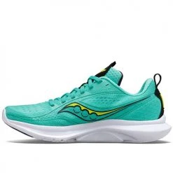 Saucony Women's Kinvara 13 Running Shoe - Cool Mint/Acid - Regular (B)