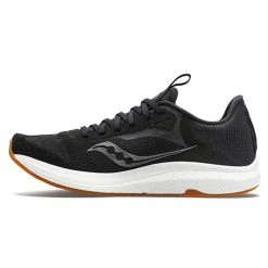 Saucony Women's Freedom 5 Running Shoe - Black/Gum - Regular (B)