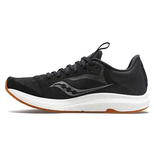 Saucony Women's Freedom 5 Running Shoe - Black/Gum - Regular (B) 2 Saucony Women's Freedom 5 Running Shoe - Black/Gum - Regular (B)