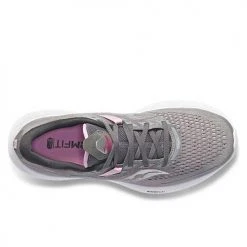 Saucony Women's Ride 15 Running Shoe - Alloy/Quartz - Regular (B) 6 Saucony Women's Ride 15 Running Shoe - Alloy/Quartz - Regular (B)