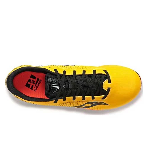 Saucony Shoes Women's Spitfire 5 Track Spike - Vizi Gold/Vizired- Regular (B) 3 Saucony Shoes Women's Spitfire 5 Track Spike - Vizi Gold/Vizired- Regular (B)