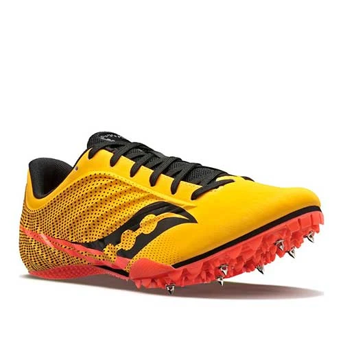 Saucony Shoes Women's Spitfire 5 Track Spike - Vizi Gold/Vizired- Regular (B) 5 Saucony Shoes Women's Spitfire 5 Track Spike - Vizi Gold/Vizired- Regular (B)