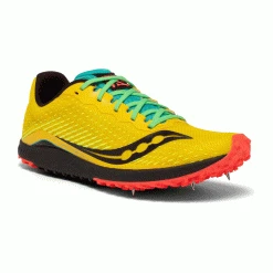 Saucony Women's Kilkenny XC8 Spike - Yellow Mutant- Regular (B)