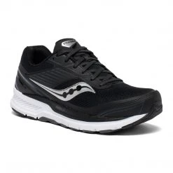 Saucony Shoes Men's Echelon 8 Running Shoe - Black/White - Regular (D) 8 Saucony Shoes Men's Echelon 8 Running Shoe - Black/White - Regular (D)