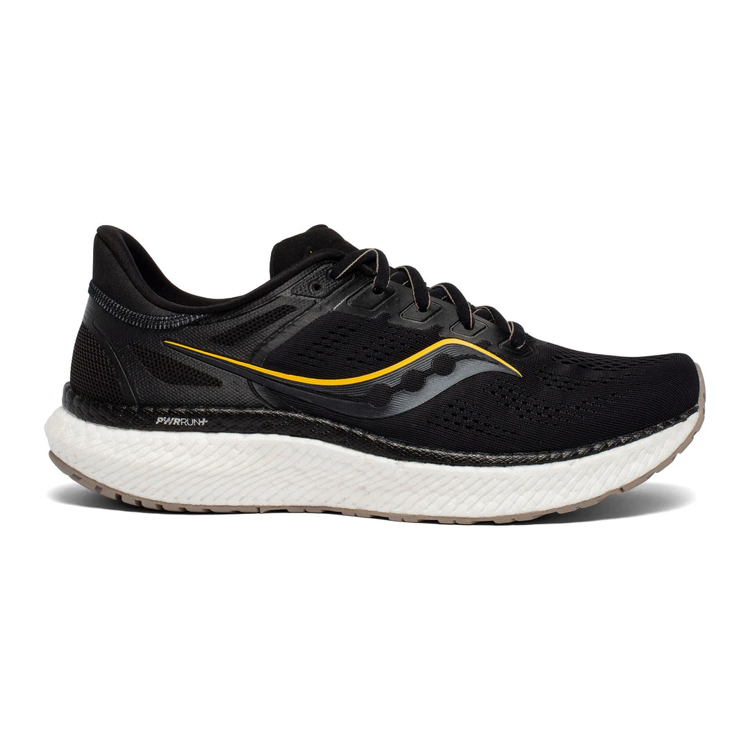 Saucony Men's Hurricane 23 Running Shoe - Black/Vizi Gold - Regular (D) 1 Saucony Men's Hurricane 23 Running Shoe - Black/Vizi Gold - Regular (D)