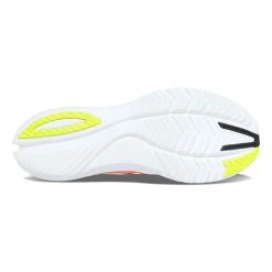 Saucony Men's Kinvara 12 Running Shoe - White/VIZI Red - Regular (D)