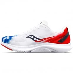 Saucony Women's Stars & Stripes Kinvara 12 Running Shoe - Red/White/Blue - Regular (B) Shoes