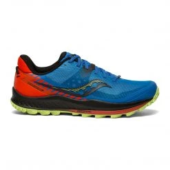Saucony Shoes Men's Peregrine 11 Trail Running Shoe - Royal/Space/Fire - Regular (D)