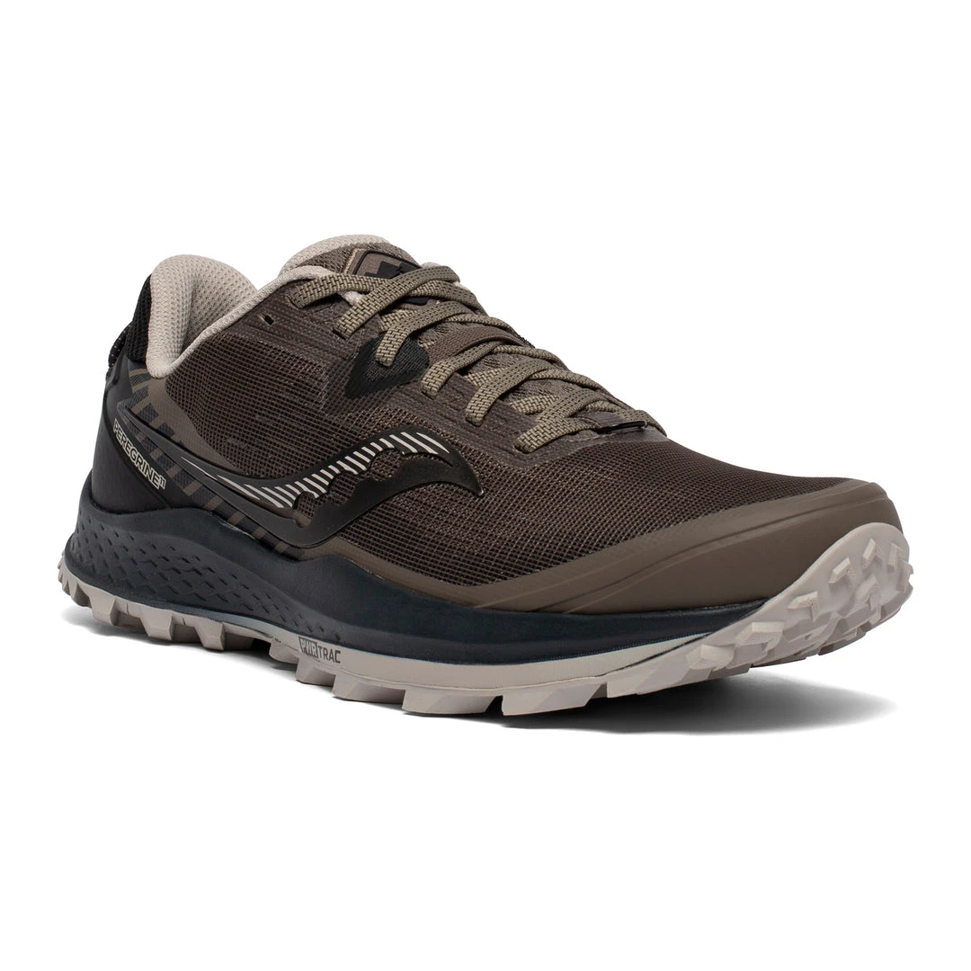 Saucony Men's Peregrine 11 Trail Running Shoes - Gravel/Black - Regular (D) 3 Saucony Men's Peregrine 11 Trail Running Shoes - Gravel/Black - Regular (D)