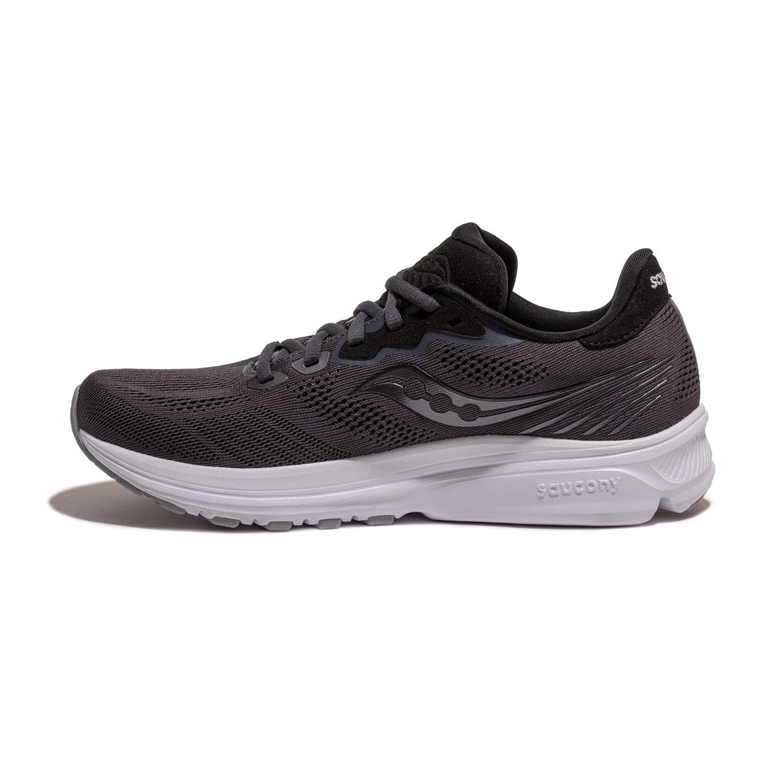 Saucony Men's Ride 14 Running Shoe - Charcoal/Black - Regular (D) Shoes 2 Saucony Men's Ride 14 Running Shoe - Charcoal/Black - Regular (D) Shoes