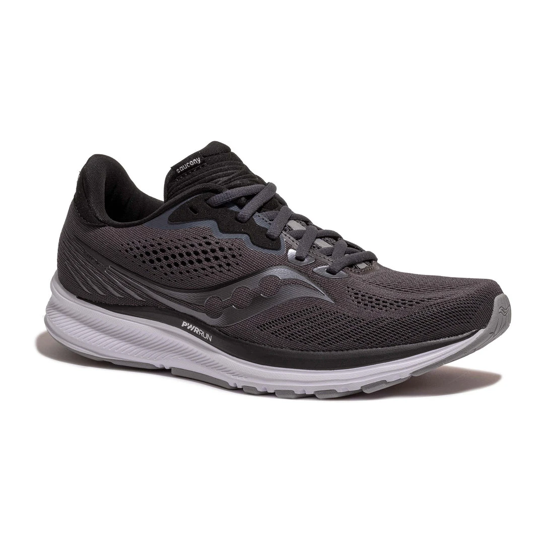 Saucony Men's Ride 14 Running Shoe - Charcoal/Black - Regular (D) Shoes 5 Saucony Men's Ride 14 Running Shoe - Charcoal/Black - Regular (D) Shoes