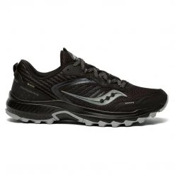 Saucony Men's Excursion TR 15 GTX Trail Running Shoe - Black/Shadow - Regular (D)