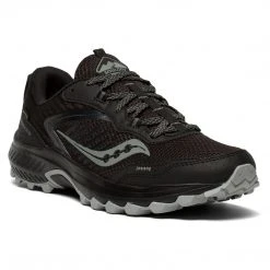 Saucony Men's Excursion TR 15 GTX Trail Running Shoe - Black/Shadow - Regular (D)