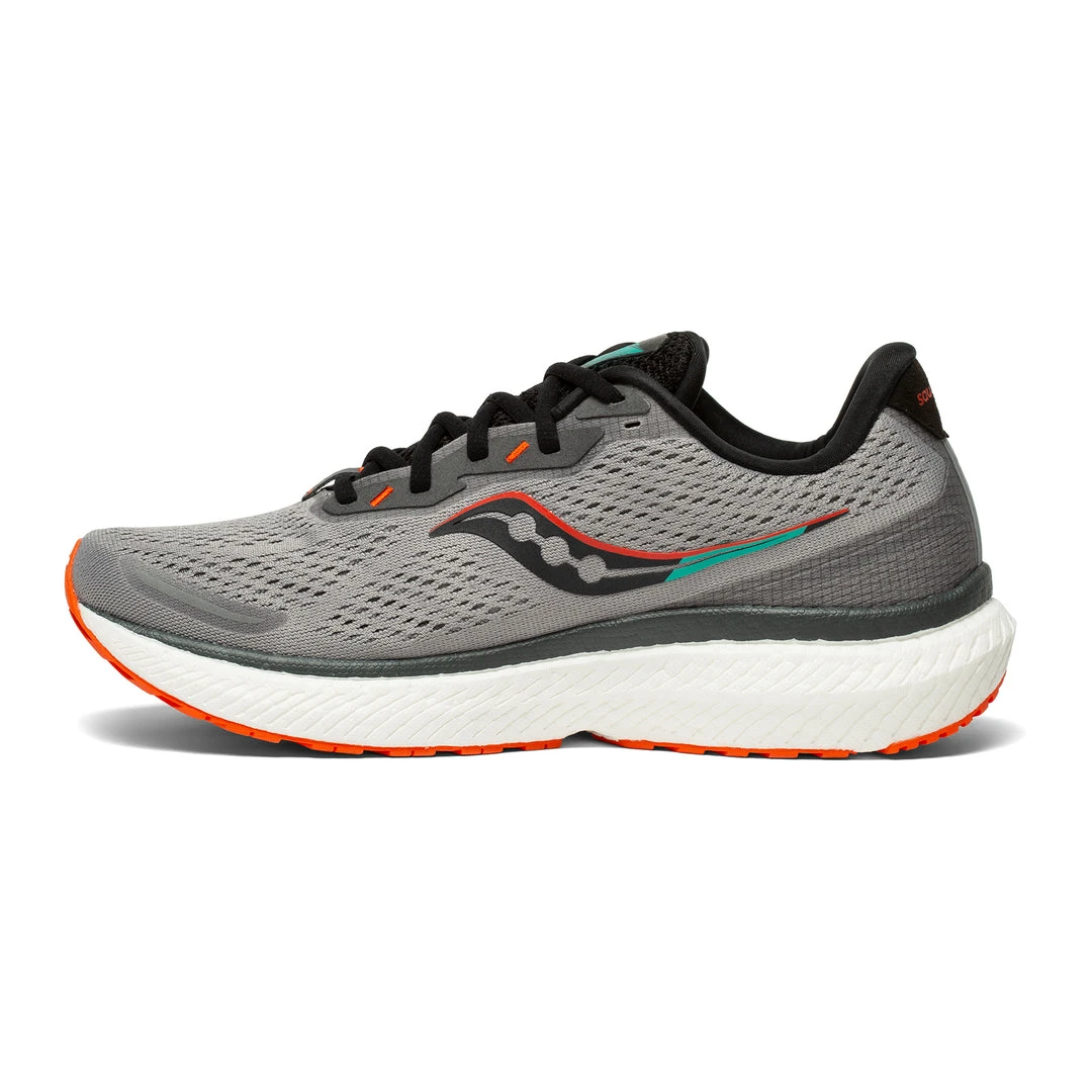 Saucony Men's Triumph 19 Running Shoe - Alloy/Fire - Regular (D) 2 Saucony Men's Triumph 19 Running Shoe - Alloy/Fire - Regular (D)