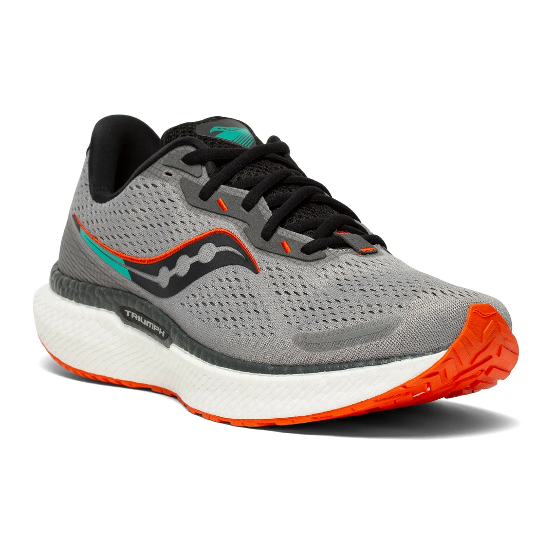 Saucony Men's Triumph 19 Running Shoe - Alloy/Fire - Regular (D) 4 Saucony Men's Triumph 19 Running Shoe - Alloy/Fire - Regular (D)