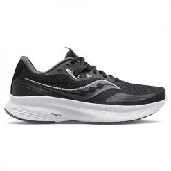 Saucony Men's Guide 15 Running Shoe - Black/White - Regular (D) Shoes