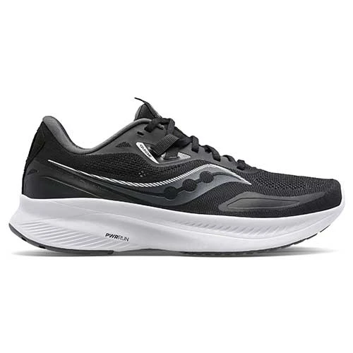 Saucony Men's Guide 15 Running Shoe - Black/White - Regular (D) Shoes 1 Saucony Men's Guide 15 Running Shoe - Black/White - Regular (D) Shoes
