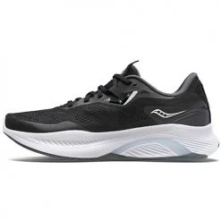 Saucony Men's Guide 15 Running Shoe - Black/White - Regular (D) Shoes