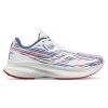 Saucony Shoes Men's Guide 15 Running Shoe - White/Red/Blue- Regular (D)