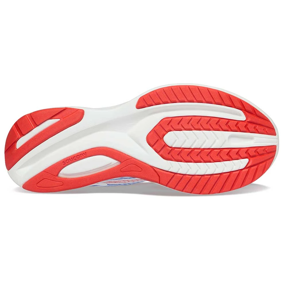 Saucony Shoes Men's Guide 15 Running Shoe - White/Red/Blue- Regular (D) 4 Saucony Shoes Men's Guide 15 Running Shoe - White/Red/Blue- Regular (D)