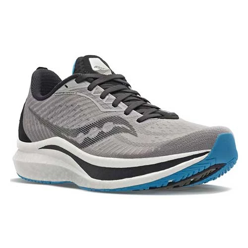 Saucony Shoes Men's Endorphin Speed 2 Running Shoe- Alloy/Topaz - Regular (D) 2 Saucony Shoes Men's Endorphin Speed 2 Running Shoe- Alloy/Topaz - Regular (D)