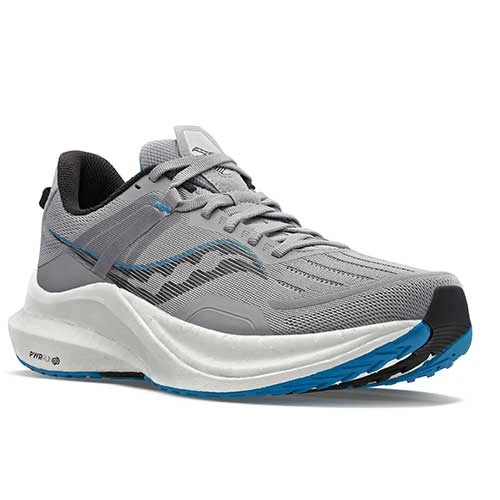 Saucony Men's Tempus Running Shoe - Alloy/Topaz - Regular (D) Shoes 3 Saucony Men's Tempus Running Shoe - Alloy/Topaz - Regular (D) Shoes