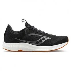 Saucony Men's Freedom 5 Running Shoe - Black/Gum - Regular (D) Shoes