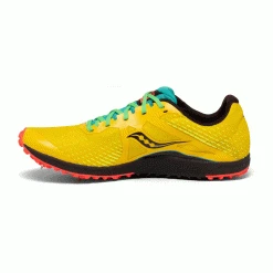 Saucony Men's Kilkenny XC8 Spike - Yellow Mutant- Regular (D) Shoes 7 Saucony Men's Kilkenny XC8 Spike - Yellow Mutant- Regular (D) Shoes