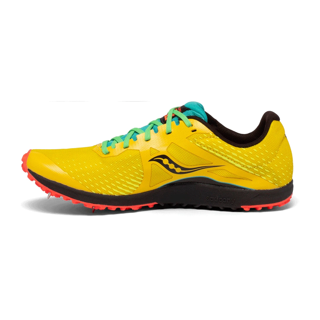 Saucony Men's Kilkenny XC8 Spike - Yellow Mutant- Regular (D) Shoes 4 Saucony Men's Kilkenny XC8 Spike - Yellow Mutant- Regular (D) Shoes