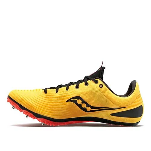 Saucony Men's Ballista MD Track Spike - Vizigold/Vizired- Regular (D) Shoes 2 Saucony Men's Ballista MD Track Spike - Vizigold/Vizired- Regular (D) Shoes