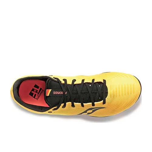 Saucony Men's Ballista MD Track Spike - Vizigold/Vizired- Regular (D) Shoes 3 Saucony Men's Ballista MD Track Spike - Vizigold/Vizired- Regular (D) Shoes