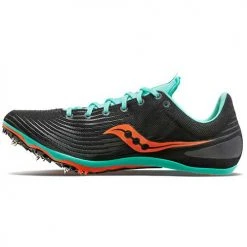 Saucony Men's Ballista Track Spike- Black/Cool Mint - Regular (D)