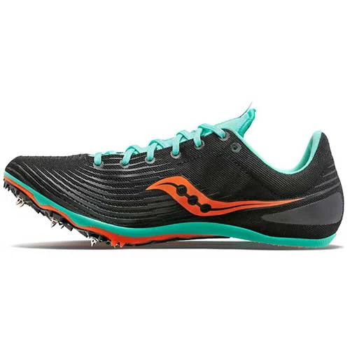 Saucony Men's Ballista Track Spike- Black/Cool Mint - Regular (D) 2 Saucony Men's Ballista Track Spike- Black/Cool Mint - Regular (D)