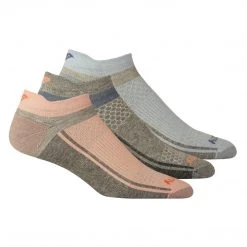 Saucony Women's Inferno Ultralight No Show 3PK Socks - Pink Assorted