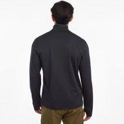 Saucony Tops Men's Sunday 1/4 Zip - Black Heather