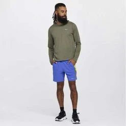 Saucony Men's Stopwatch Long Sleeve - Rockface 9 Saucony Men's Stopwatch Long Sleeve - Rockface