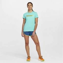 Saucony Women's Outpace 3" Running Short - Nightshade Bottoms 9 Saucony Women's Outpace 3