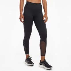 Saucony Women's Fortify High Rise 7/8 Tight - Black