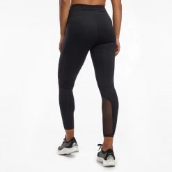 Saucony Women's Fortify High Rise 7/8 Tight - Black