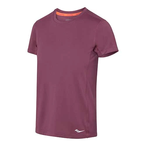 Saucony Tops Women's Stopwatch Short Sleeve - Dusk 1 Saucony Tops Women's Stopwatch Short Sleeve - Dusk