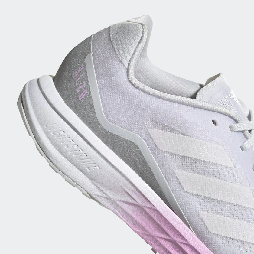 Adidas Women's SL20 Running Shoes - Dash Grey/Cloud White/Clear Lilac - Regular (B) 8 Adidas Women's SL20 Running Shoes - Dash Grey/Cloud White/Clear Lilac - Regular (B)