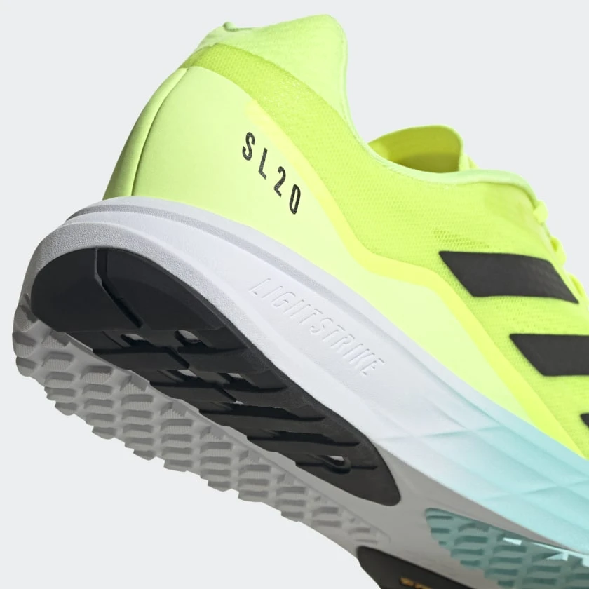 Adidas Shoes Men's SL20.2 Running Shoe - Scream Yellow/Core Black/Clear Aqua - Regular (D) 11 Adidas Shoes Men's SL20.2 Running Shoe - Scream Yellow/Core Black/Clear Aqua - Regular (D)
