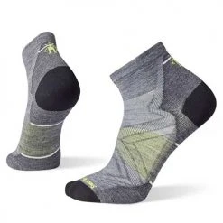 Smartwool Men's Run Zero Cushion Ankle Socks - Medium Gray