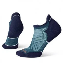 Smartwool Women's Performance Run Targeted Cushion Low Ankle Socks - Twilight Blue