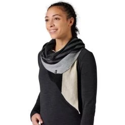 Smartwool Unisex Snowline Point Stripe Scarf - Black