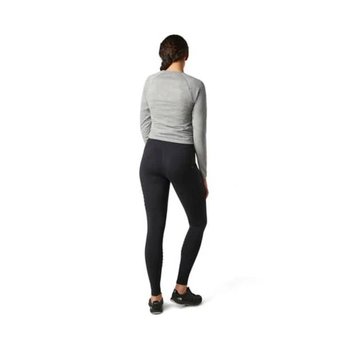 Smartwool Women's Merino Sport Moto Tight - Black 3 Smartwool Women's Merino Sport Moto Tight - Black
