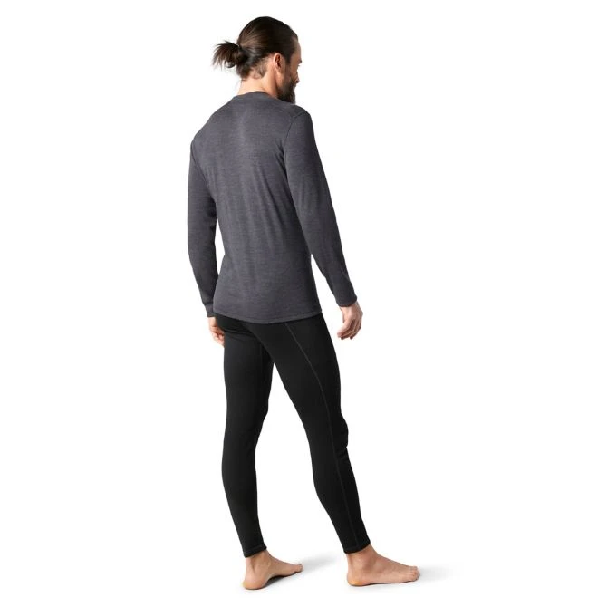 Smartwool Men's Merino 250 Baselayer Crew Top - Charcoal Heather 3 Smartwool Men's Merino 250 Baselayer Crew Top - Charcoal Heather