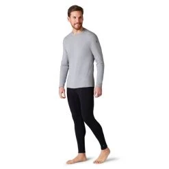 Smartwool Apparel Men's Merino 250 Base Layer Crew - Light Gray Heather